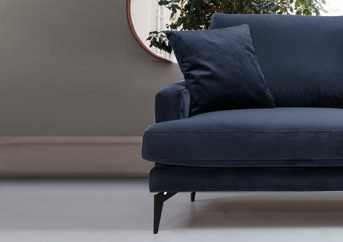 Atelier Del Sofa Papira Sofá de 2 plazas - Azul marino